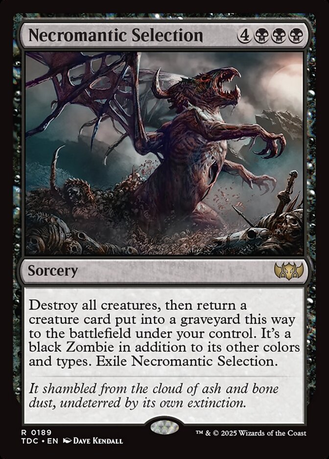 Necromantic Selection 189 (Commander: Tarkir: Dragonstorm)  | Good Games North
