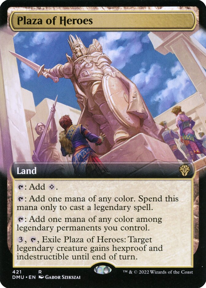 Plaza of Heroes 421/281 (Dominaria United)  - Extended Art Foil | Good Games North