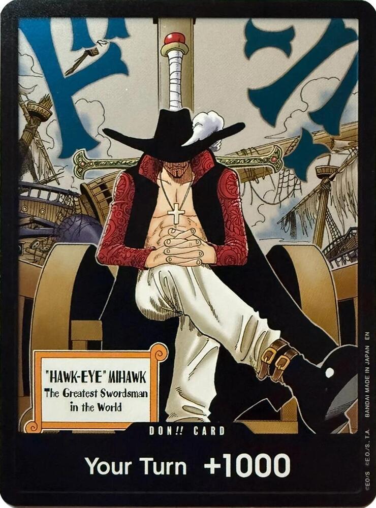 DON!! Dracule Mihawk  (The Azure Sea's Seven)  - Foil | Good Games North