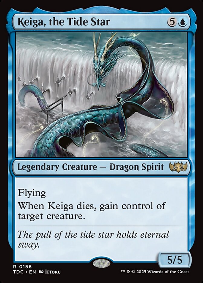 Keiga, the Tide Star 156/413 (Commander: Tarkir: Dragonstorm)  | Good Games North