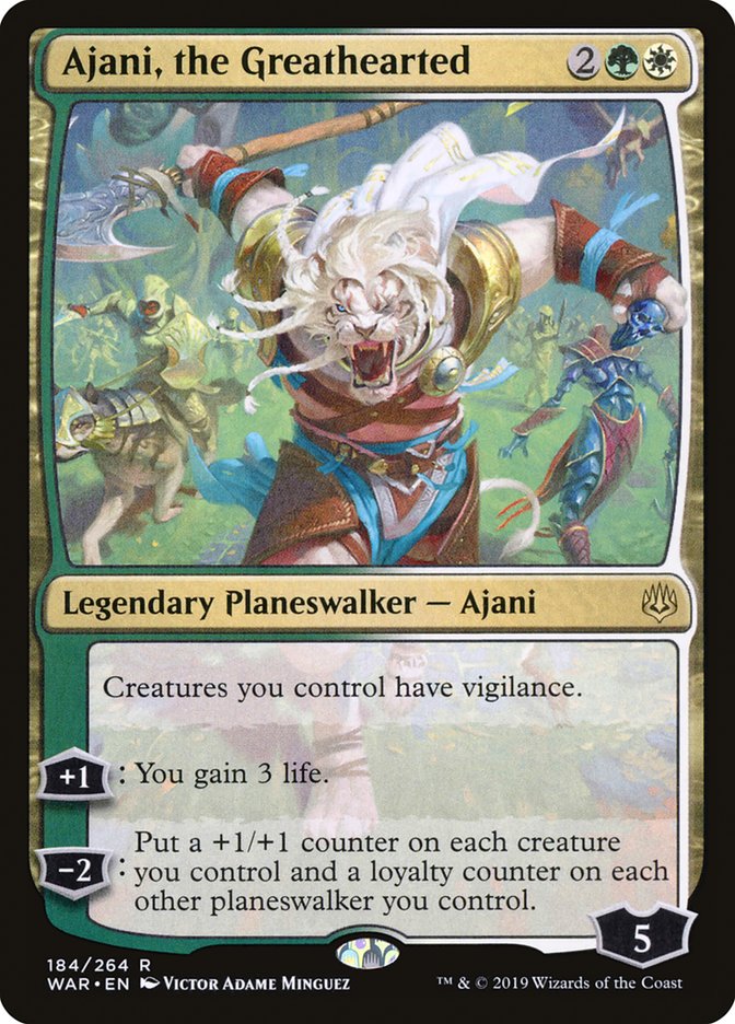 Ajani, the Greathearted 184/264 (War of the Spark)  | Good Games North