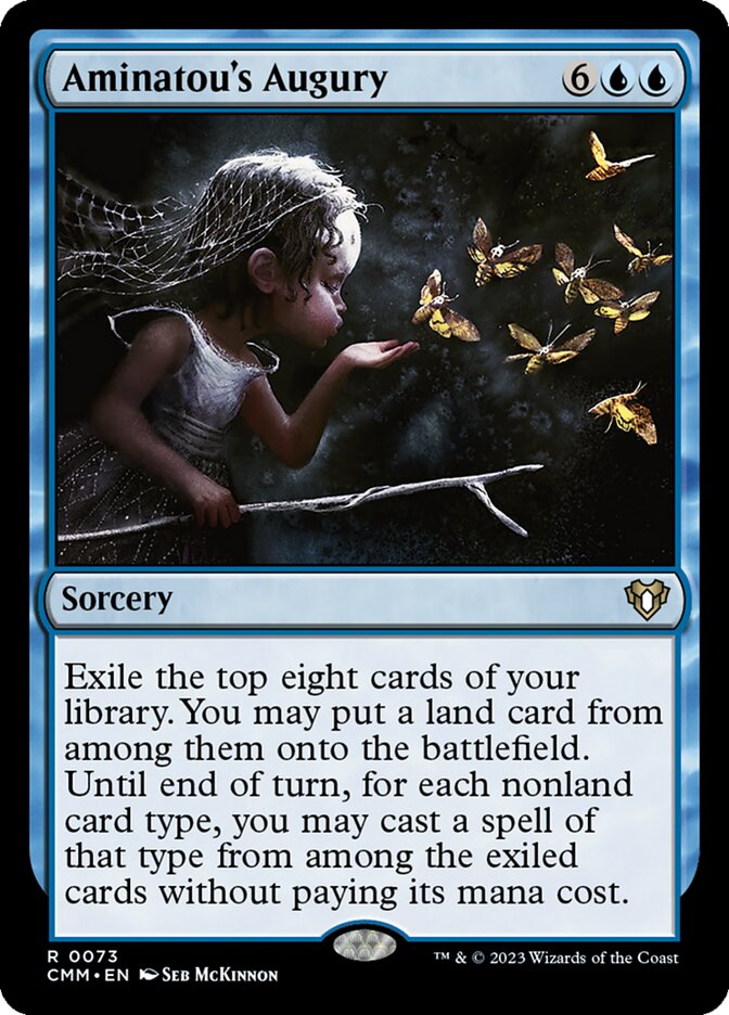 Aminatou's Augury 73/451 (Commander Masters)  | Good Games North