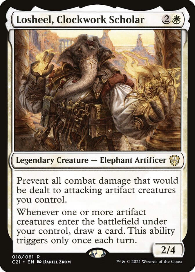 Losheel, Clockwork Scholar 18/81 (Commander 2021)  | Good Games North