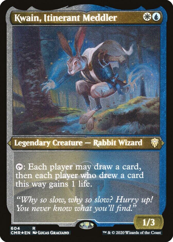 Kwain Itinerant Meddler Foil Etched (Commander Legends)  - undefined | Good Games North