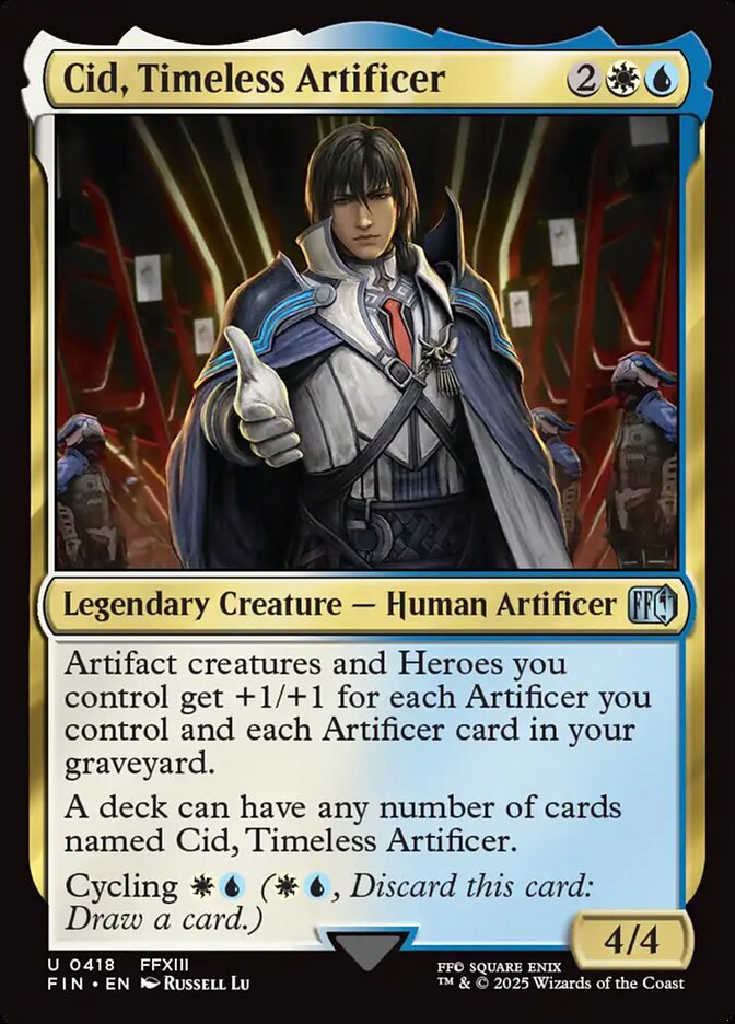 Cid, Timeless Artificer 418/309 (FINAL FANTASY)  - Foil | Good Games North