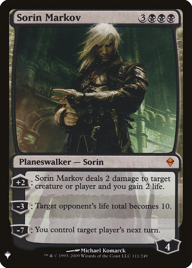 Sorin Markov ZEN-111/5075 (The List Reprints)  | Good Games North