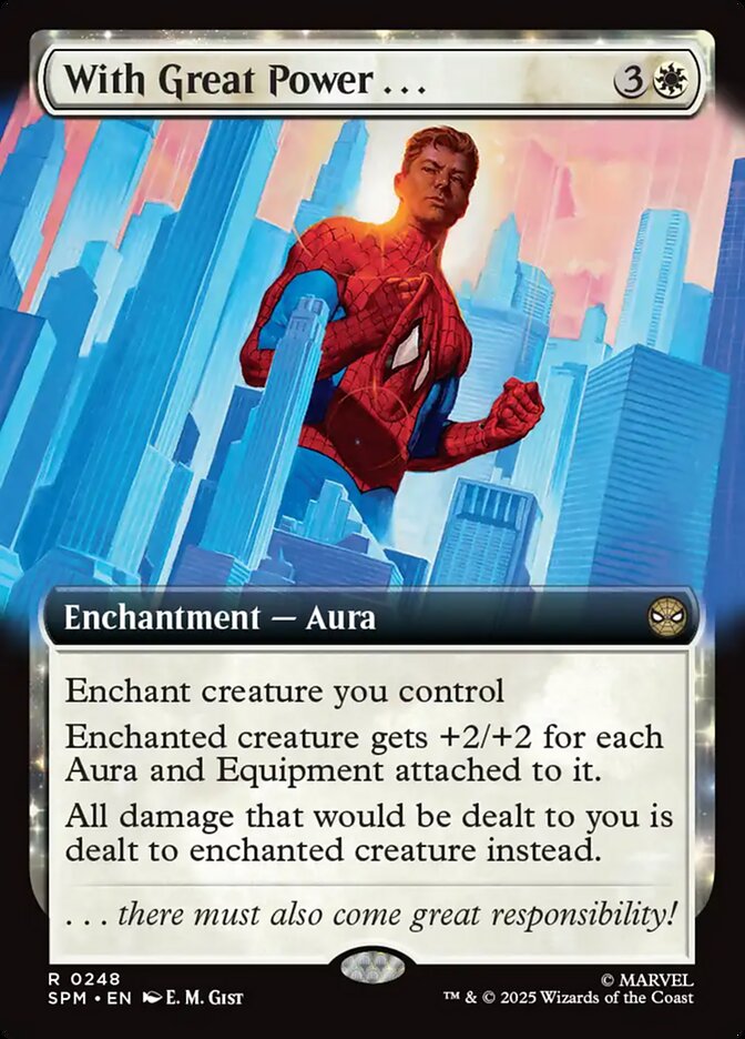 With Great Power . . . 248/198 (Marvel's Spider-Man)  - Extended Art Foil | Good Games North