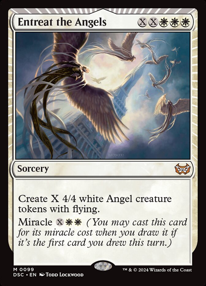 Entreat the Angels 99 (Commander: Duskmourn: House of Horror)  | Good Games North