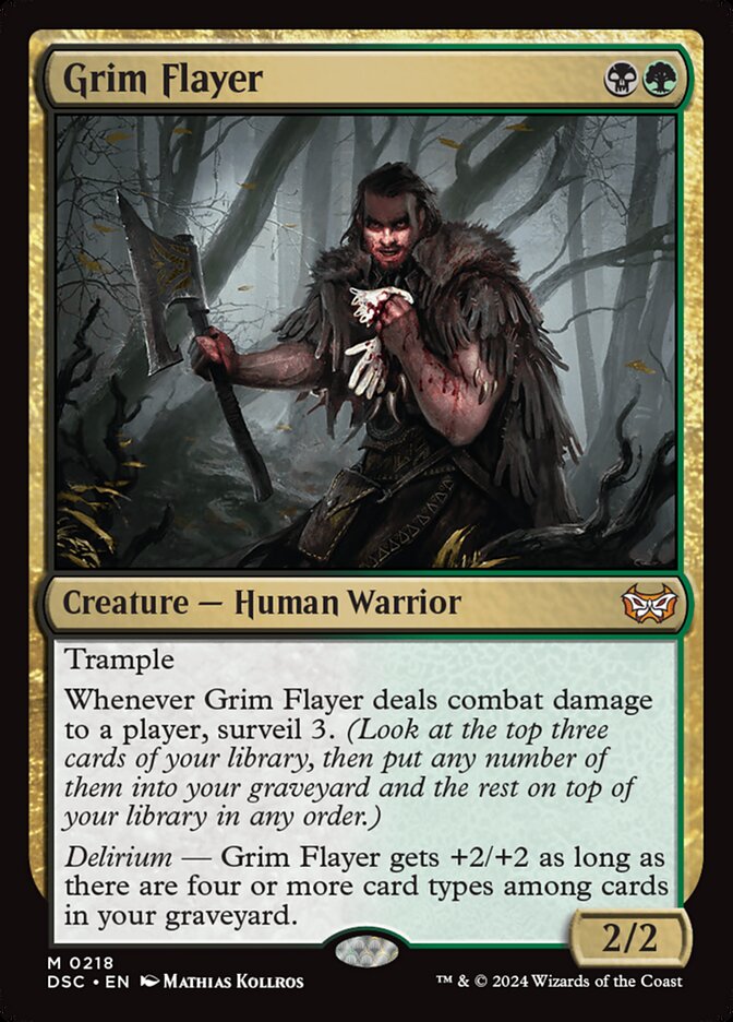 Grim Flayer 218/40 (Commander: Duskmourn: House of Horror)  | Good Games North