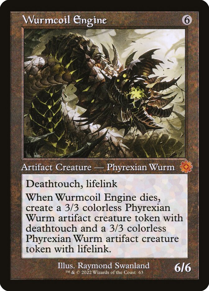Wurmcoil Engine 63/63 (The Brothers' War: Retro Frame Artifacts)  - Foil | Good Games North