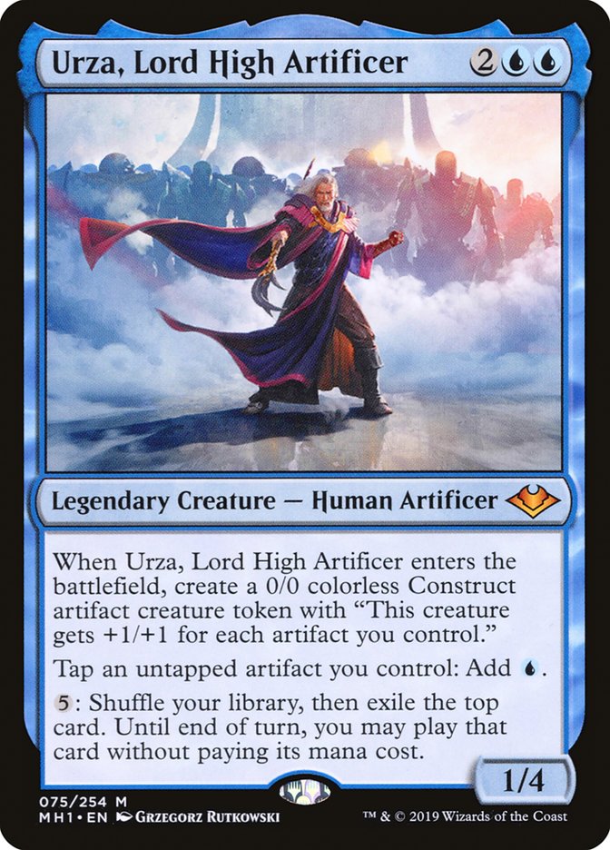 Urza, Lord High Artificer 75/254 (Modern Horizons)  - Foil | Good Games North