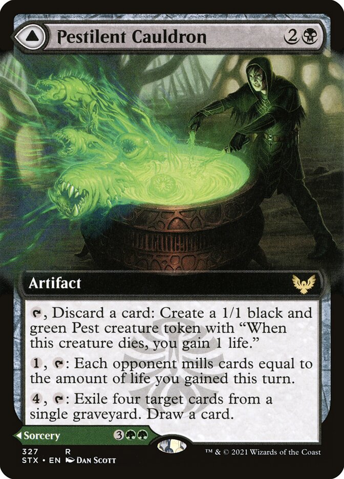Pestilent Cauldron // Restorative Burst 327 (Strixhaven: School of Mages)  | Good Games North