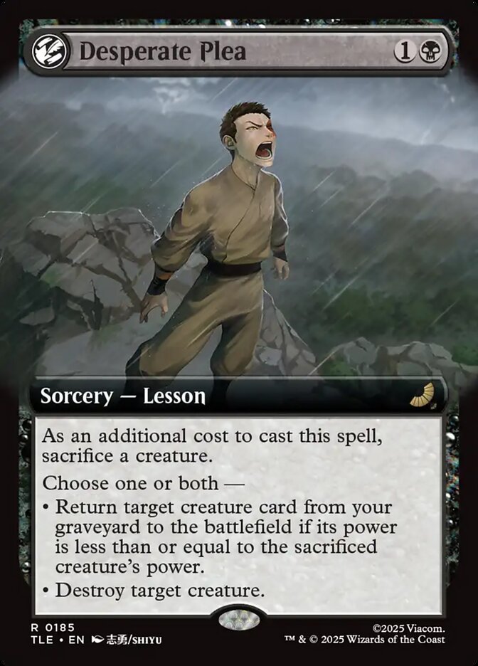 Desperate Plea 185/317 (Avatar: The Last Airbender: Eternal-Legal)  - Extended Art | Good Games North