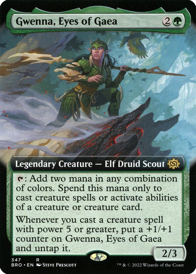Gwenna, Eyes of Gaea 347/287 (The Brothers' War)  - Foil | Good Games North