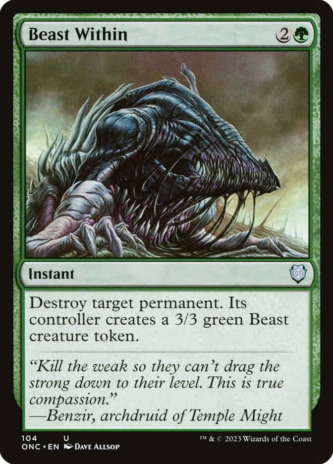 Beast Within 104/28 (Commander: Phyrexia: All Will Be One)  | Good Games North