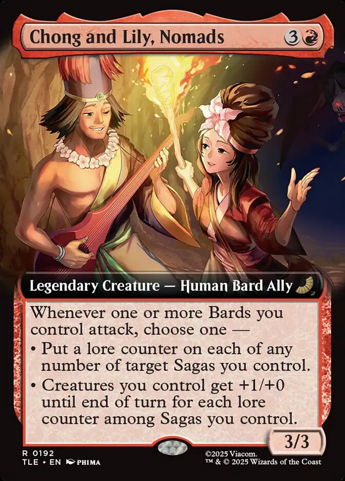 Chong and Lily, Nomads 192/317 (Avatar: The Last Airbender: Eternal-Legal)  - Extended Art Foil | Good Games North