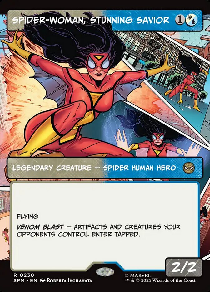 Spider-Woman, Stunning Savior 230 (Marvel's Spider-Man)  - Showcase Foil | Good Games North