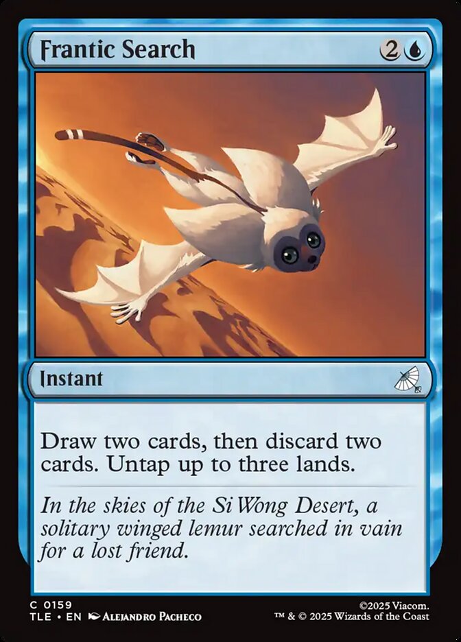 Frantic Search 159 (Avatar: The Last Airbender: Eternal-Legal)  - Foil | Good Games North