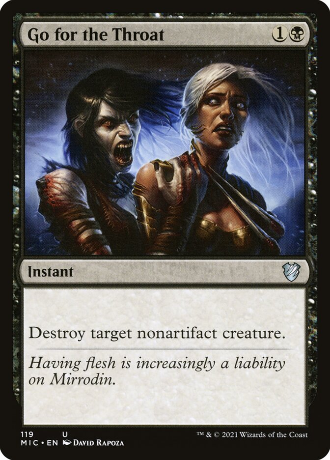 Go for the Throat 119/38 (Commander: Innistrad: Midnight Hunt)  | Good Games North