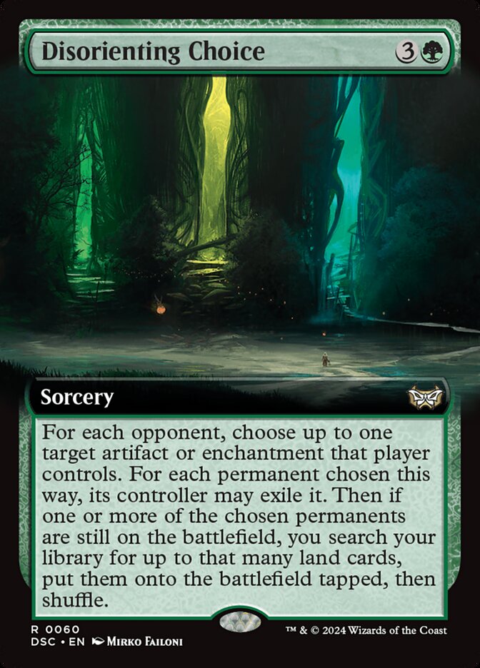 Disorienting Choice 60 (Commander: Duskmourn: House of Horror)  | Good Games North