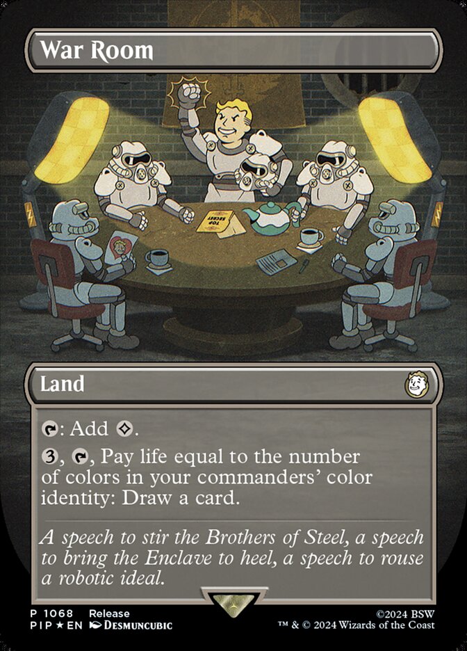 War Room Borderless 1068 (Launch Party & Release Event Promos)  - Foil | Good Games North