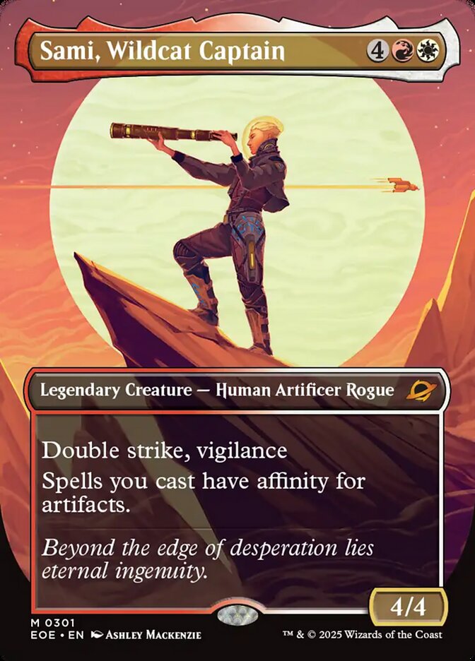 Sami, Wildcat Captain 301 (Edge of Eternities)  - Borderless | Good Games North
