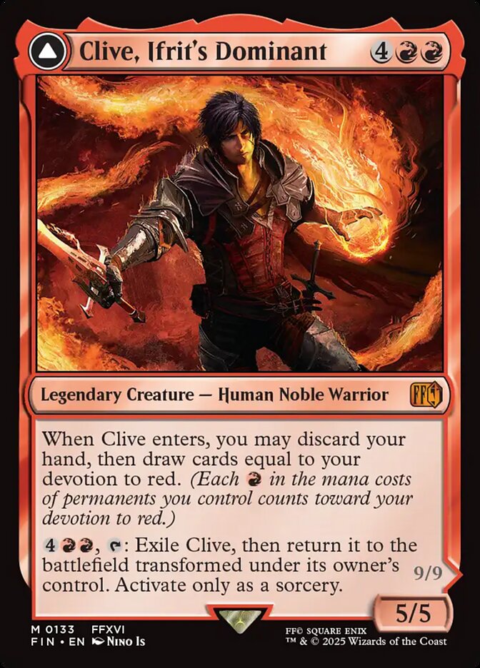 Clive, Ifrit's Dominant 133 (FINAL FANTASY)  - Foil | Good Games North