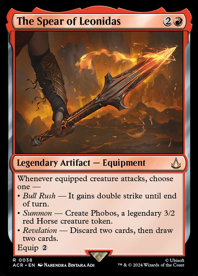 The Spear of Leonidas 38/110 (Universes Beyond: Assassin's Creed)  - Foil | Good Games North