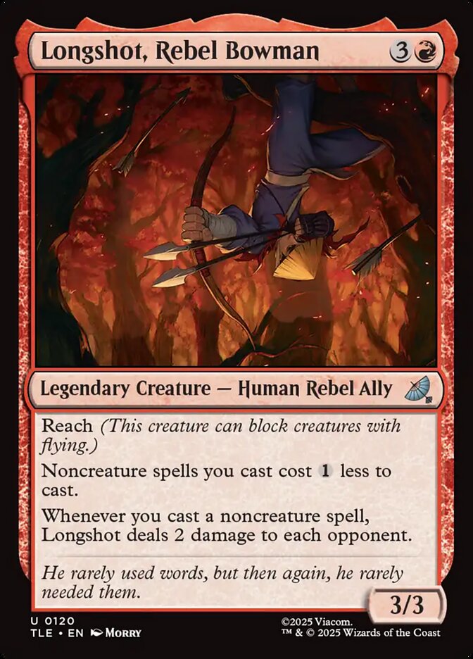 Longshot, Rebel Bowman 120 (Avatar: The Last Airbender: Eternal-Legal)  - Foil | Good Games North