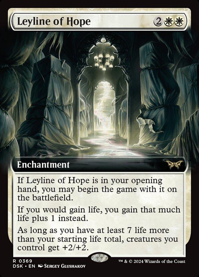 Leyline of Hope 369/286 (Duskmourn: House of Horror)  - Extended Art Foil | Good Games North