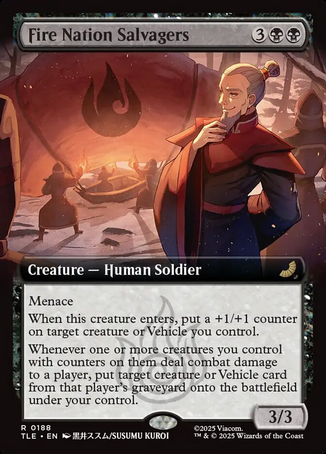 Fire Nation Salvagers 188/317 (Avatar: The Last Airbender: Eternal-Legal)  - Extended Art | Good Games North