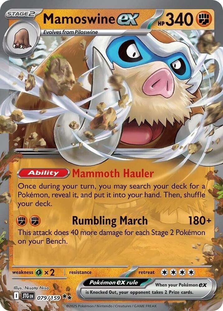 Mamoswine ex 079/159 (SV09: Journey Together)  - Holofoil | Good Games North