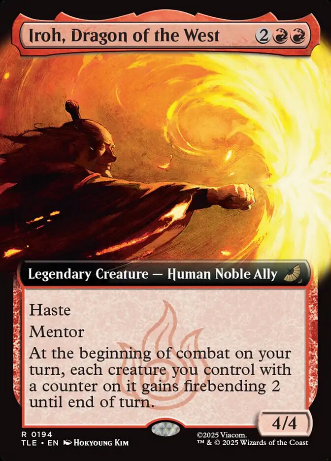 Iroh, Dragon of the West 194/317 (Avatar: The Last Airbender: Eternal-Legal)  - Extended Art Foil | Good Games North