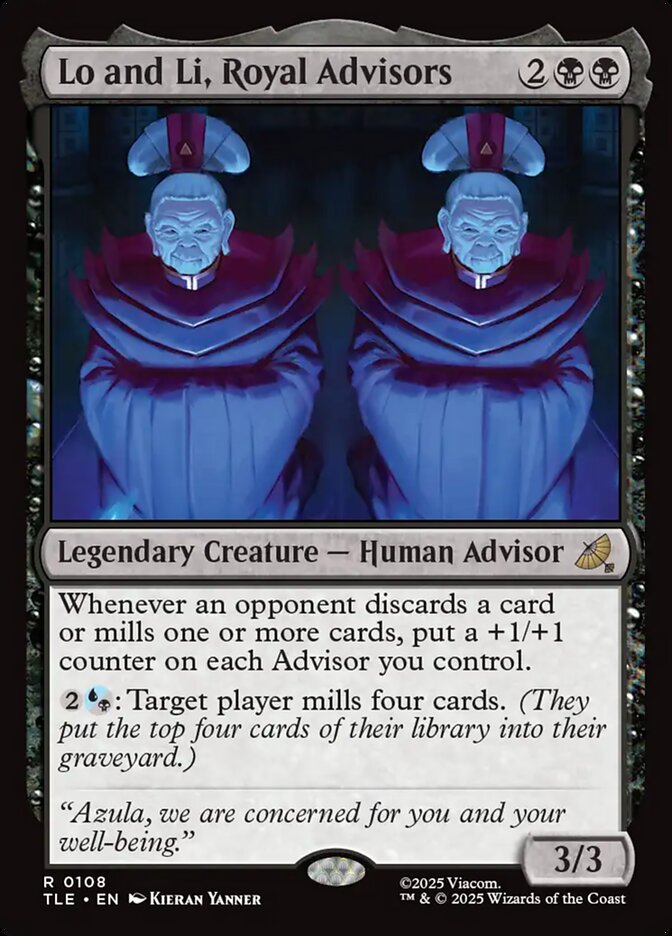 Lo and Li, Royal Advisors 108/317 (Avatar: The Last Airbender: Eternal-Legal)  - Foil | Good Games North