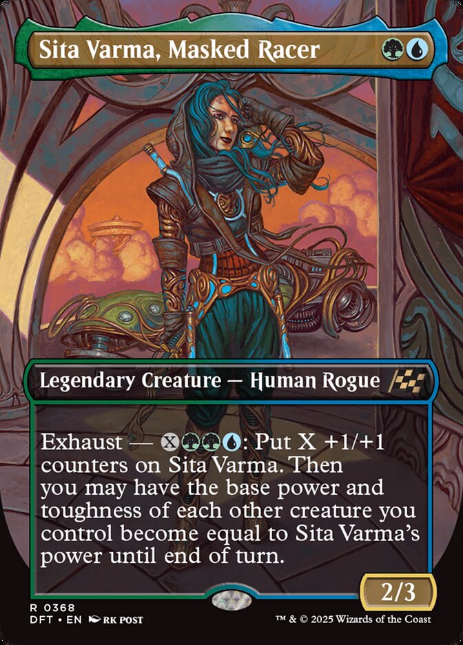 Sita Varma, Masked Racer 368/291 (Aetherdrift)  - Borderless Foil | Good Games North