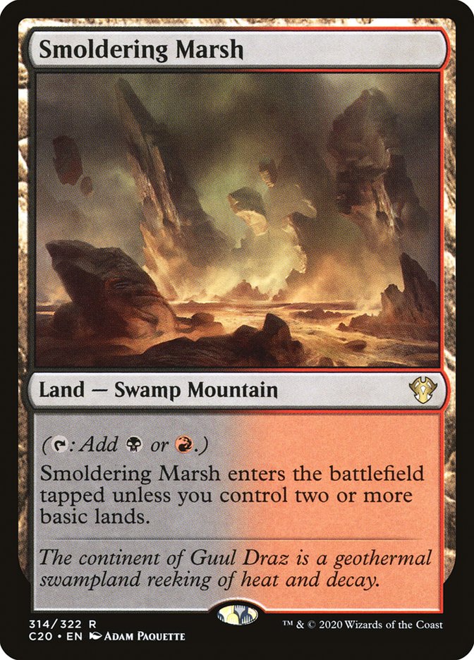 Smoldering Marsh 314 (Commander 2020)  | Good Games North