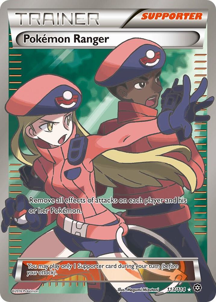 Pokemon Ranger 113/114 (XY - Steam Siege)  - Holofoil | Good Games North