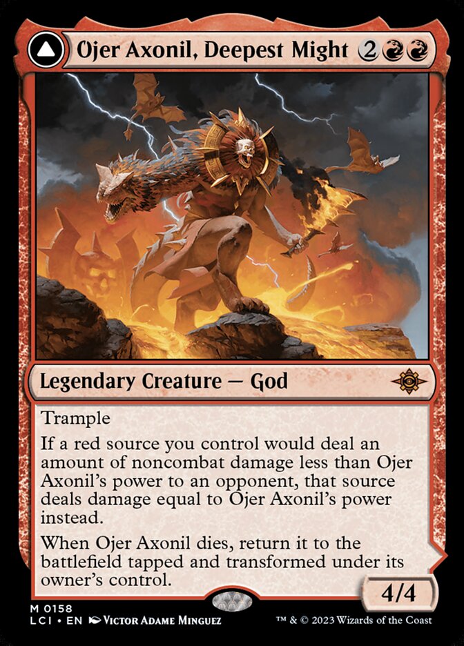 Ojer Axonil, Deepest Might // Temple of Power 158 (The Lost Caverns of Ixalan)  - Foil | Good Games North