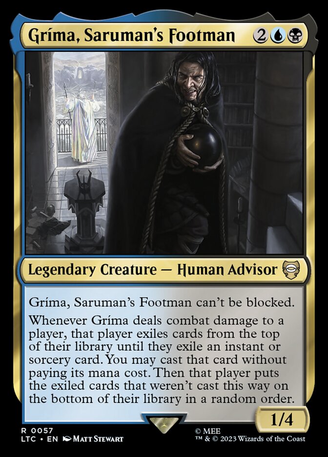 Grima, Saruman's Footman 57 (Commander: The Lord of the Rings: Tales of Middle-earth)  | Good Games North