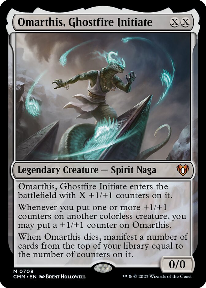 Omarthis, Ghostfire Initiate 708/451 (Commander Masters)  - Foil | Good Games North