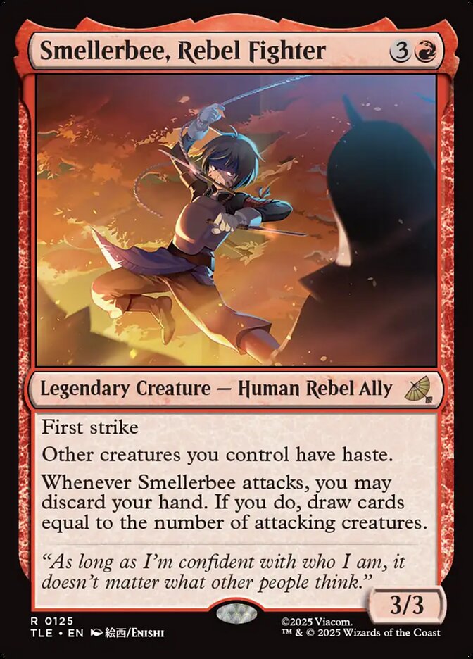 Smellerbee, Rebel Fighter 125/317 (Avatar: The Last Airbender: Eternal-Legal)  - Foil | Good Games North