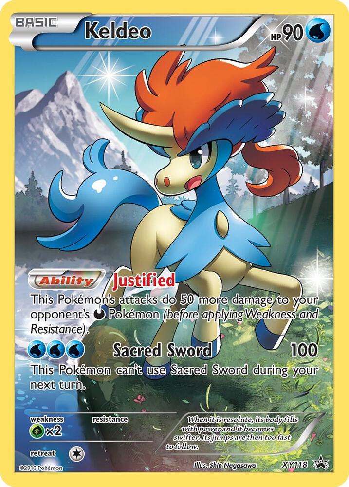 Keldeo XY118 (XY Promos)  - Holofoil | Good Games North