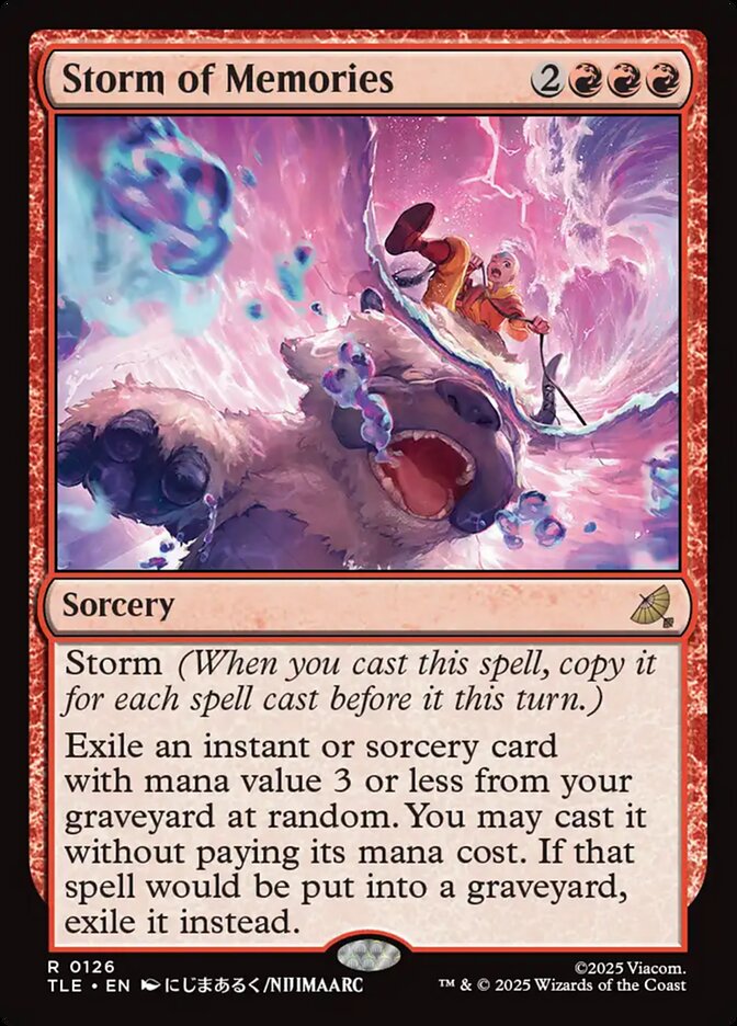Storm of Memories 126/317 (Avatar: The Last Airbender: Eternal-Legal)  - Foil | Good Games North