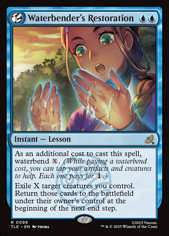 Waterbender's Restoration 99 (Avatar: The Last Airbender: Eternal-Legal)  - Foil | Good Games North