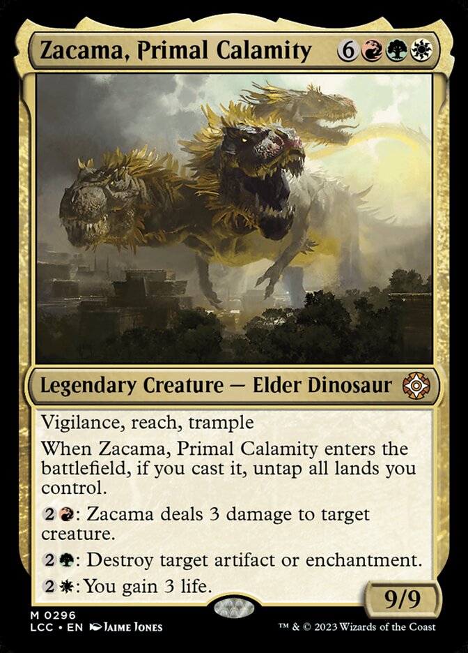 Zacama Primal Calamity 296 (Commander: The Lost Caverns of Ixalan)  | Good Games North