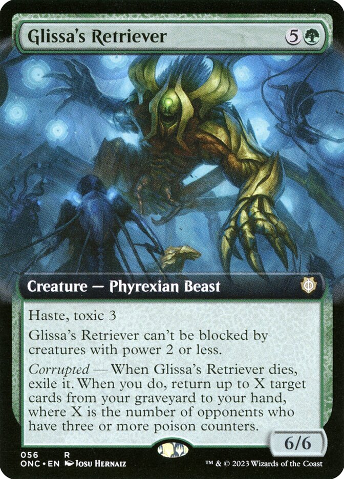 Glissa's Retriever 56/28 (Commander: Phyrexia: All Will Be One)  - Extended Art | Good Games North