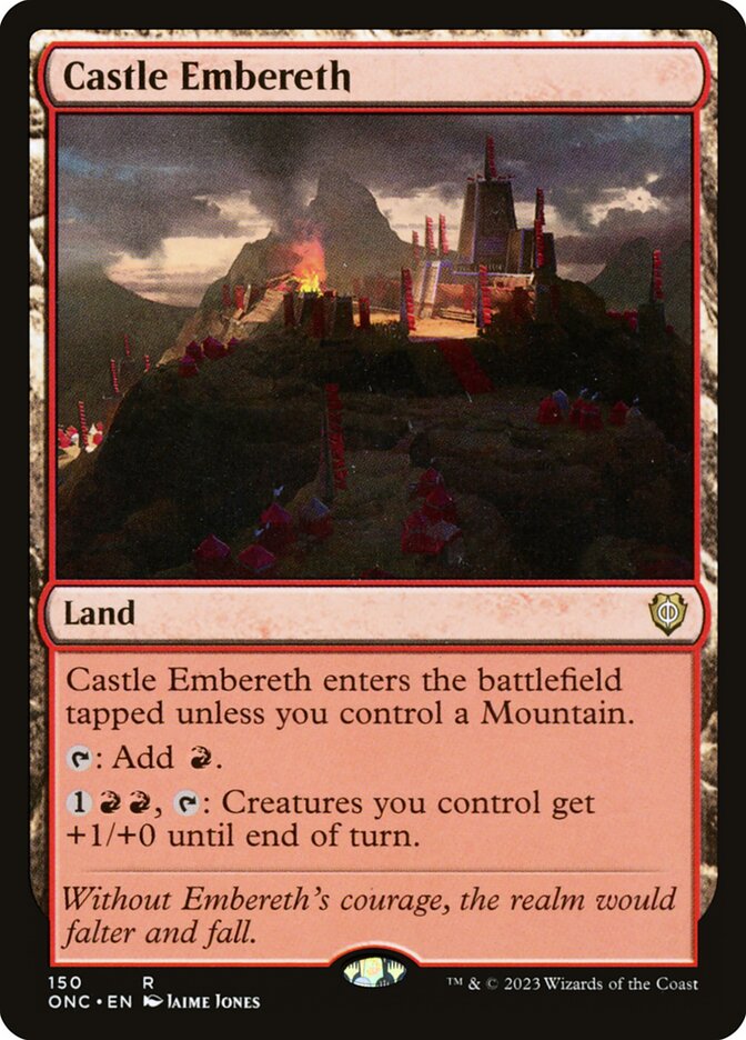 Castle Embereth (Commander: Phyrexia: All Will Be One)  | Good Games North