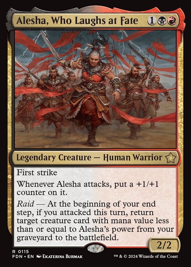 Alesha, Who Laughs at Fate (Foundations)  | Good Games North