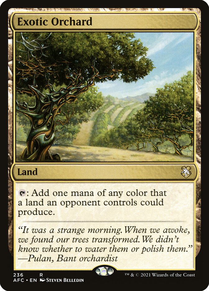 Exotic Orchard (Commander: Adventures in the Forgotten Realms)  | Good Games North