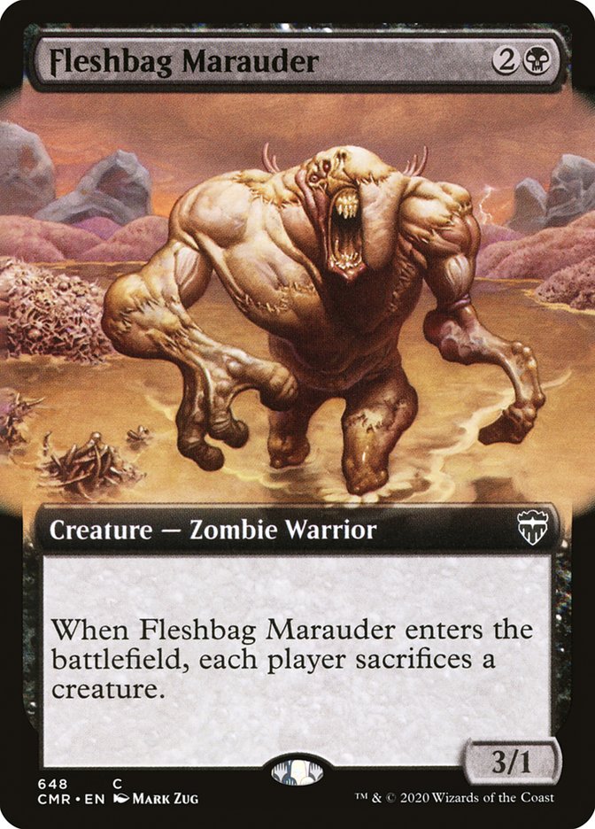 Fleshbag Marauder 648/361 (Commander Legends)  - Extended Art Foil | Good Games North
